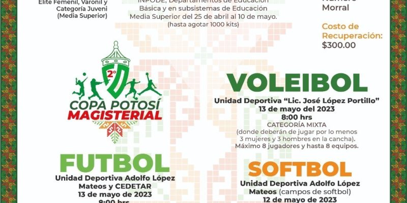 Día del Maestro, Carrera Atlética Magisterial y la Copa Potosí-Magisterial