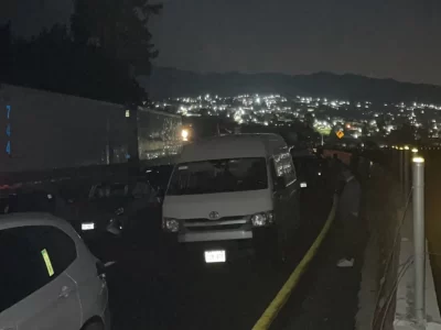 bloqueo de la autopista México-Puebla