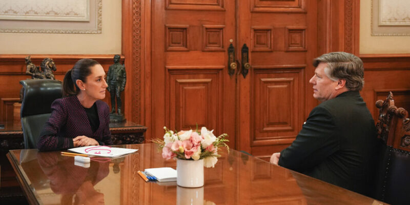 concluye-reunion-de-sheinbaum-con-landau;-abordaron-la-relacion-mexico-eeuu.